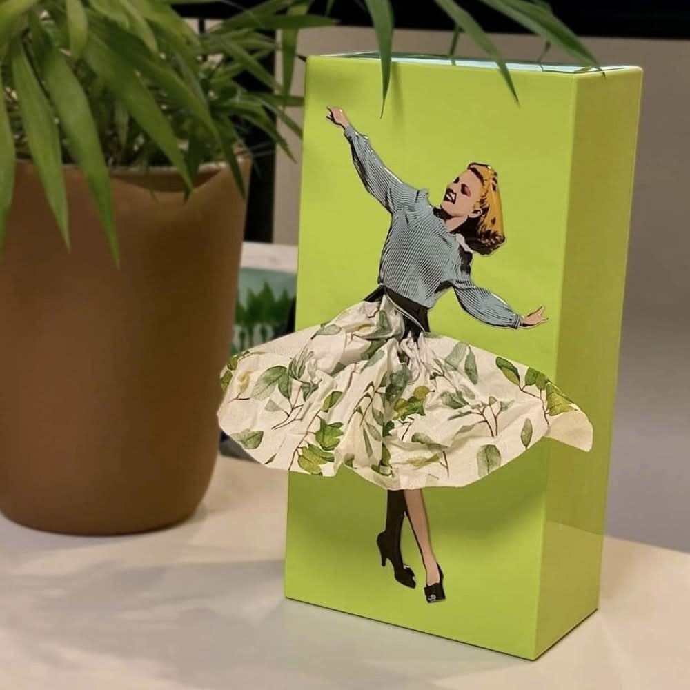 TISSUDANCE – Playful Rock Tissue Box for Creative Home Décor