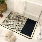 NordicFlow – Luxury Handmade Bath Mat with Abstract Design for Stylish Bathrooms