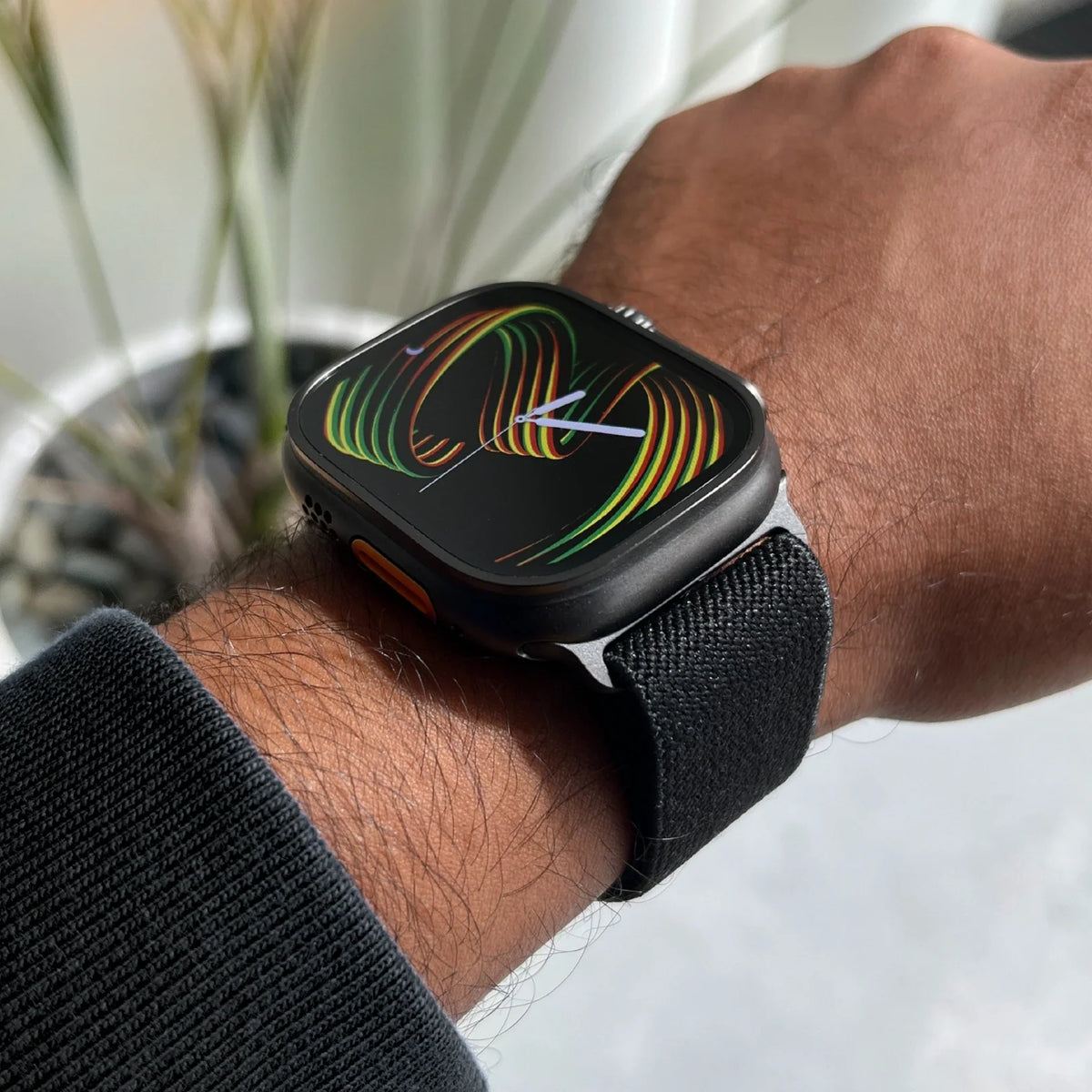 Adjustable Nylon Mesh Watch Strap for Apple Watch & Ultra