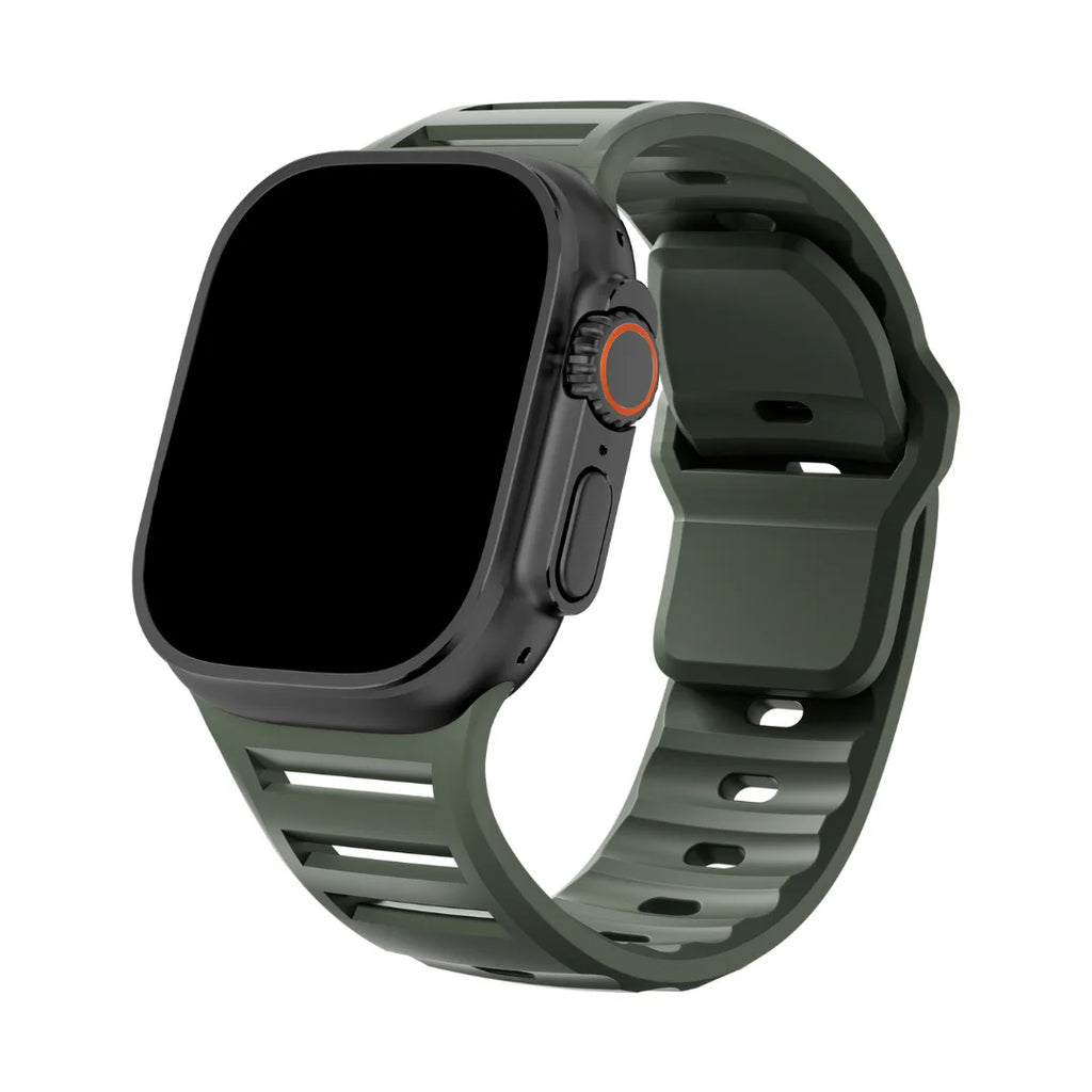 Silicone Sport Band for Apple Watch - Water-Resistant Strap 44/45/46/49mm