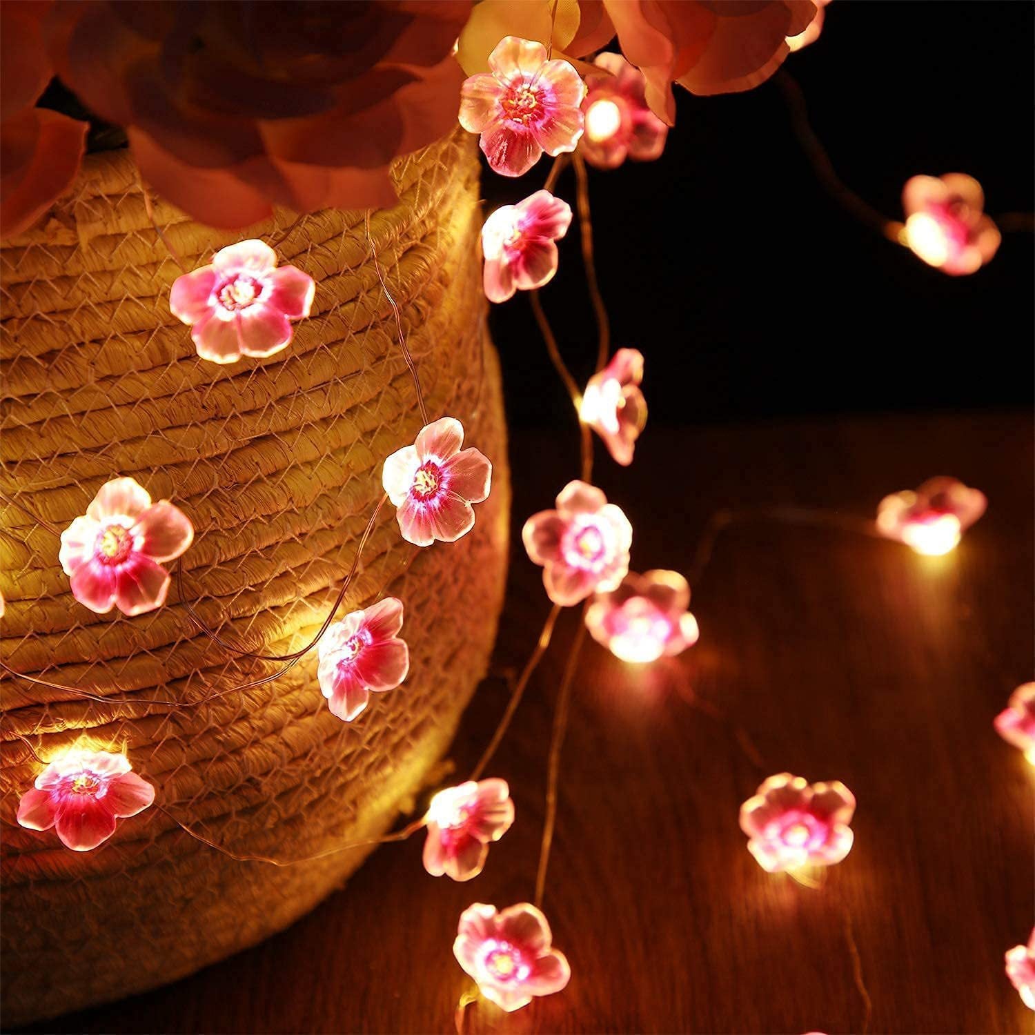 Pink LED Decorative String Lights – Creative – (30 LEDs)