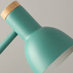 Nordic Table Lamp Made of Iron and Solid Wood – Available in Multiple Colors