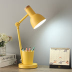 Nordic Table Lamp Made of Iron and Solid Wood – Available in Multiple Colors