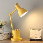 Nordic Table Lamp Made of Iron and Solid Wood – Available in Multiple Colors