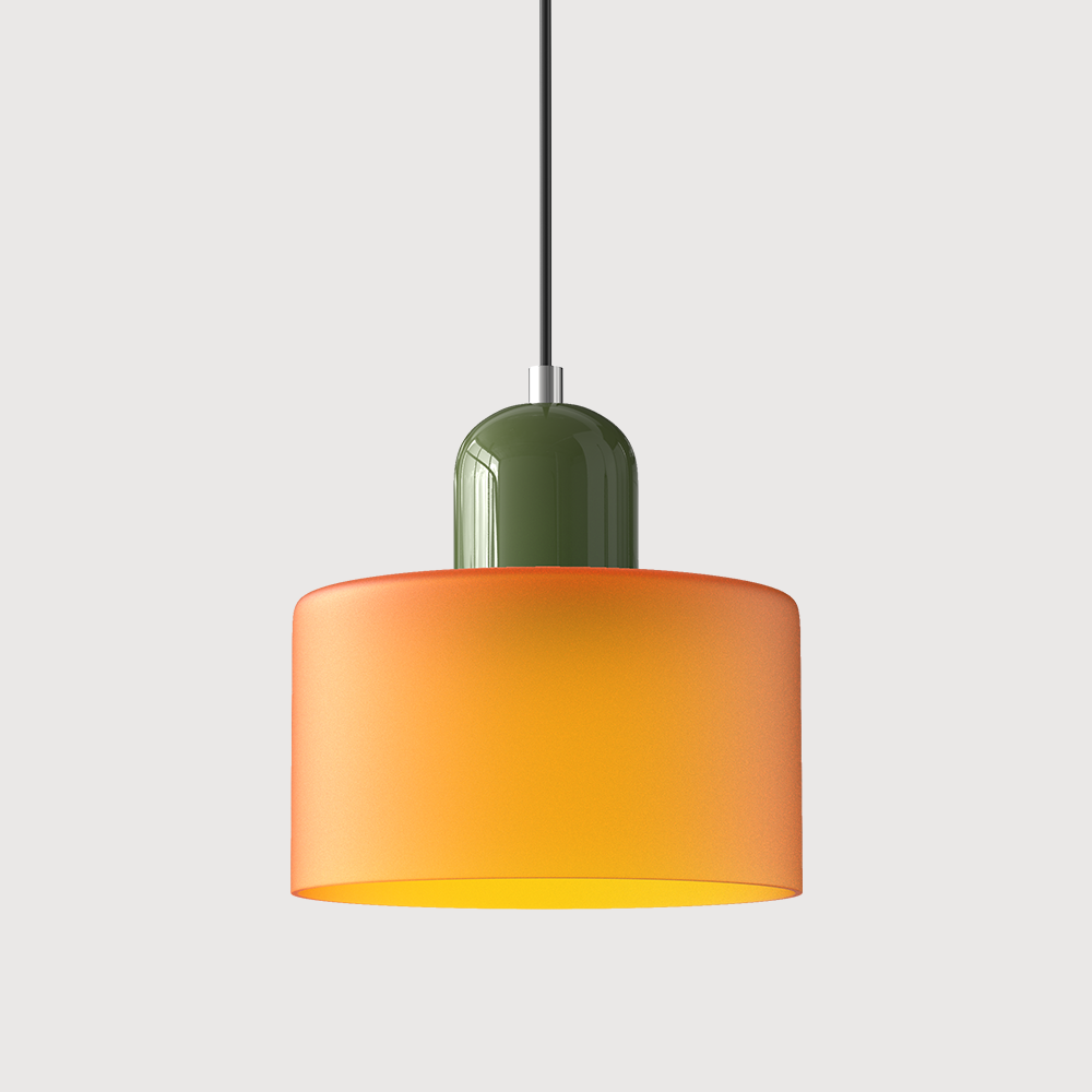 Creative Glass Pendant Light – Modern Bauhaus Design – E27 Socket – Adjustable Height