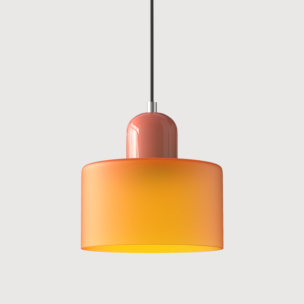 Creative Glass Pendant Light – Modern Bauhaus Design – E27 Socket – Adjustable Height