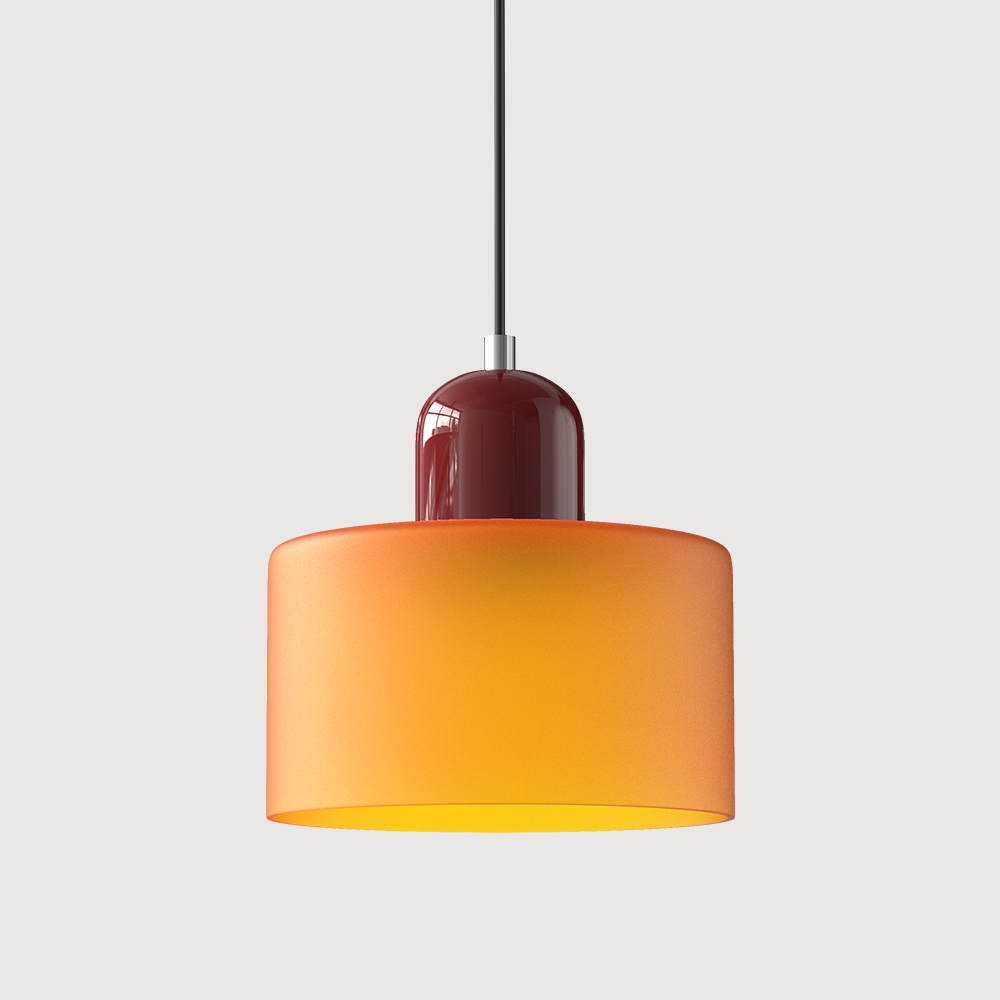 Creative Glass Pendant Light – Modern Bauhaus Design – E27 Socket – Adjustable Height