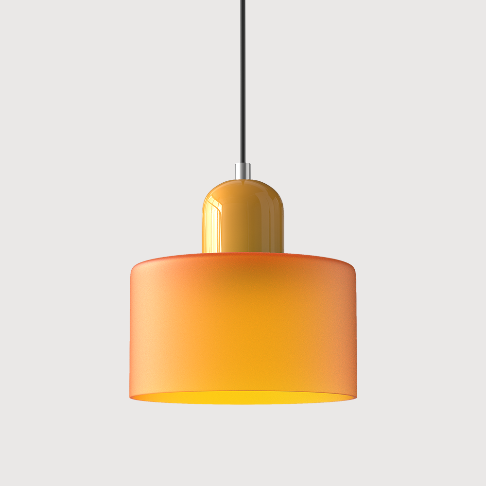 Creative Glass Pendant Light – Modern Bauhaus Design – E27 Socket – Adjustable Height