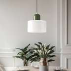 Creative Glass Pendant Light – Modern Bauhaus Design – E27 Socket – Adjustable Height