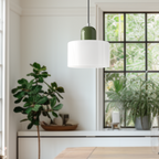 Creative Glass Pendant Light – Modern Bauhaus Design – E27 Socket – Adjustable Height