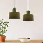 Creative Glass Pendant Light – Modern Bauhaus Design – E27 Socket – Adjustable Height