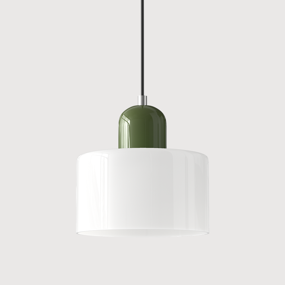 Creative Glass Pendant Light – Modern Bauhaus Design – E27 Socket – Adjustable Height
