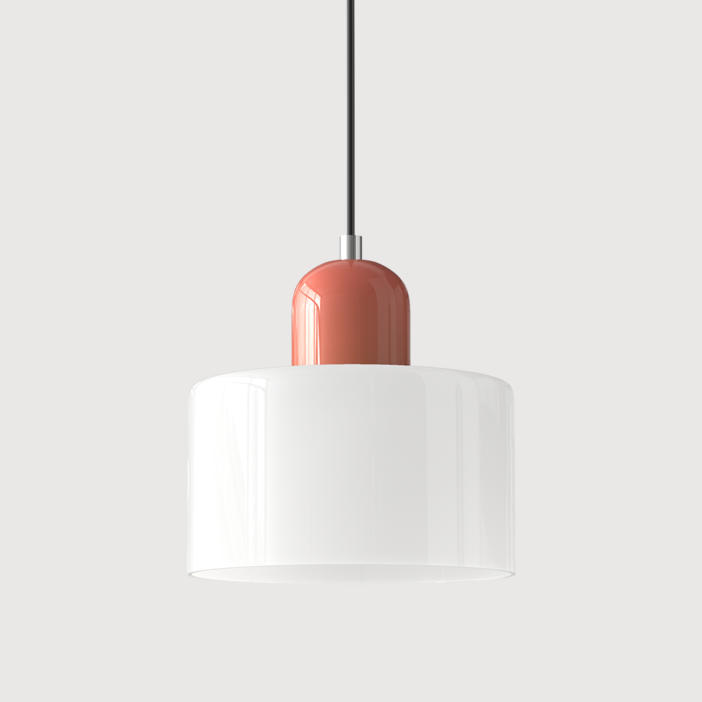 Creative Glass Pendant Light – Modern Bauhaus Design – E27 Socket – Adjustable Height