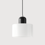 Creative Glass Pendant Light – Modern Bauhaus Design – E27 Socket – Adjustable Height