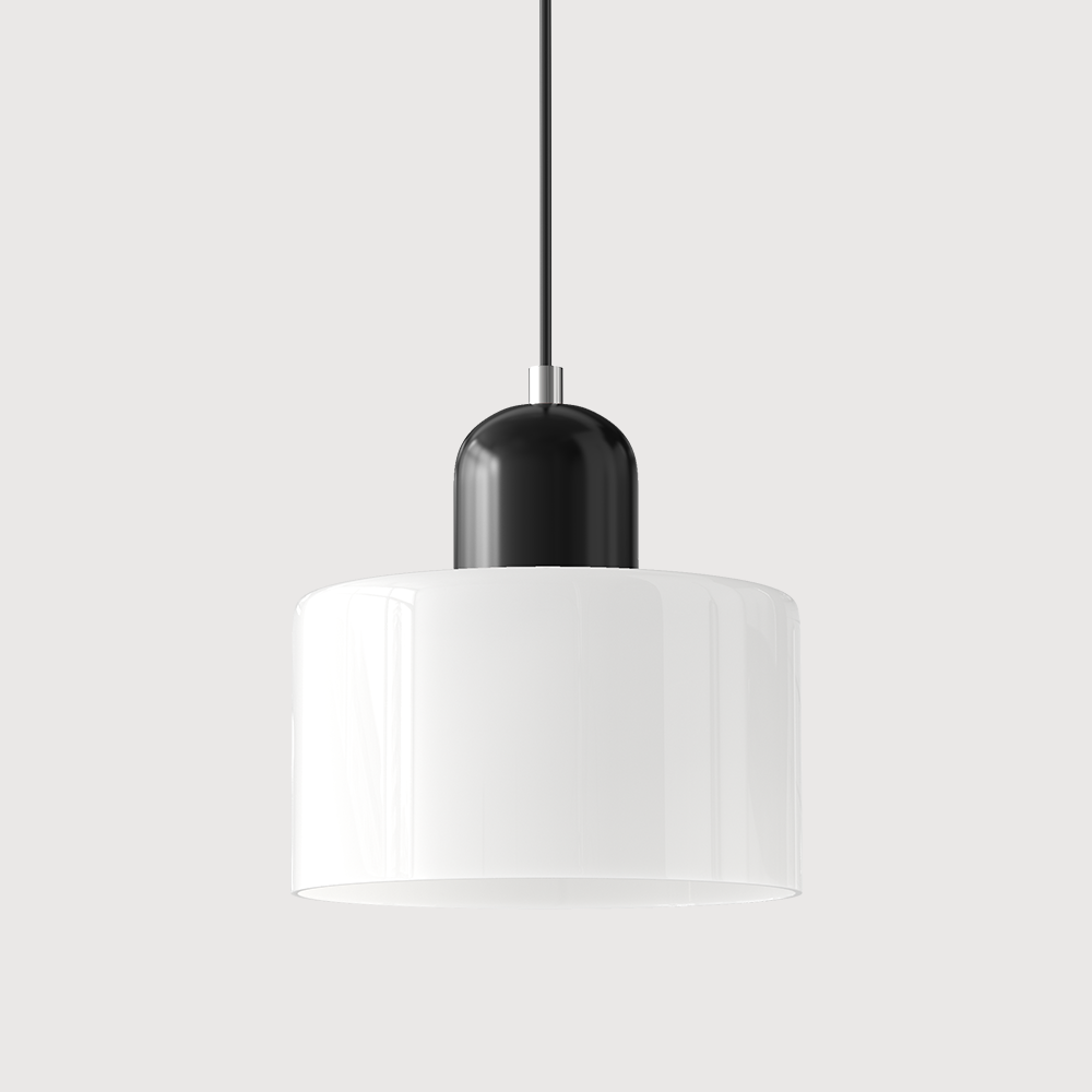Creative Glass Pendant Light – Modern Bauhaus Design – E27 Socket – Adjustable Height
