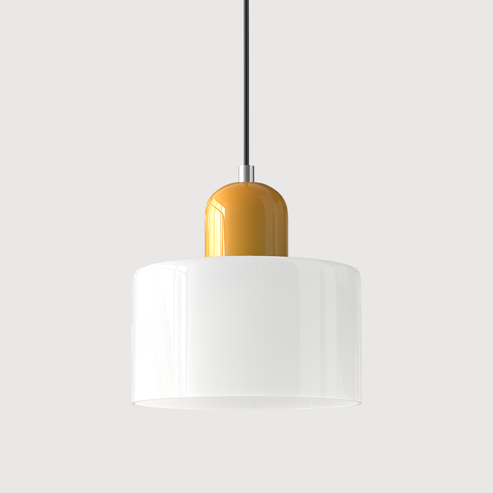 Creative Glass Pendant Light – Modern Bauhaus Design – E27 Socket – Adjustable Height