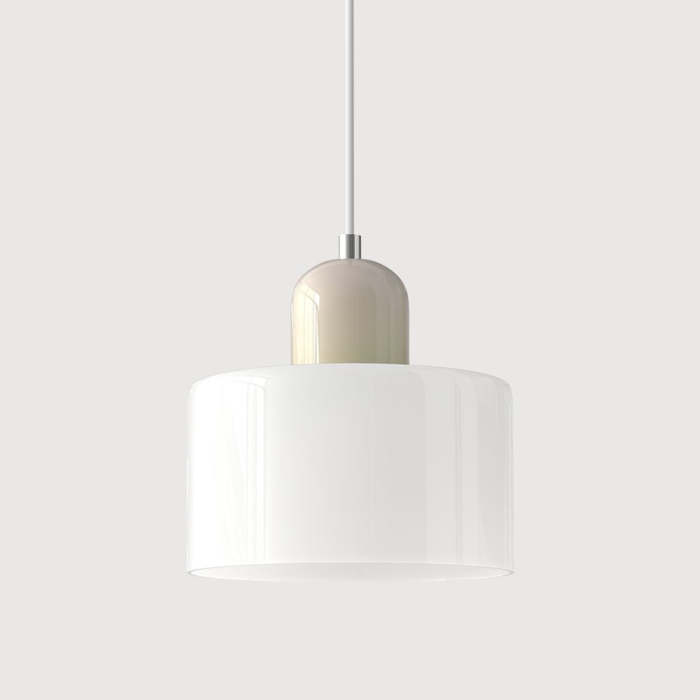Creative Glass Pendant Light – Modern Bauhaus Design – E27 Socket – Adjustable Height