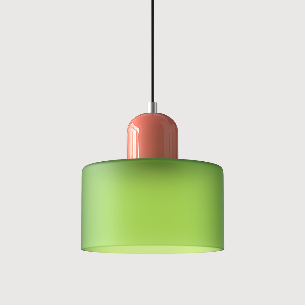 Creative Glass Pendant Light – Modern Bauhaus Design – E27 Socket – Adjustable Height