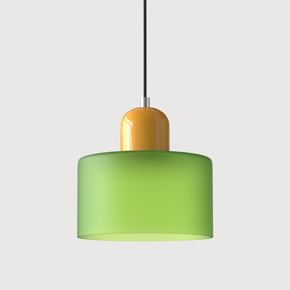 Creative Glass Pendant Light – Modern Bauhaus Design – E27 Socket – Adjustable Height