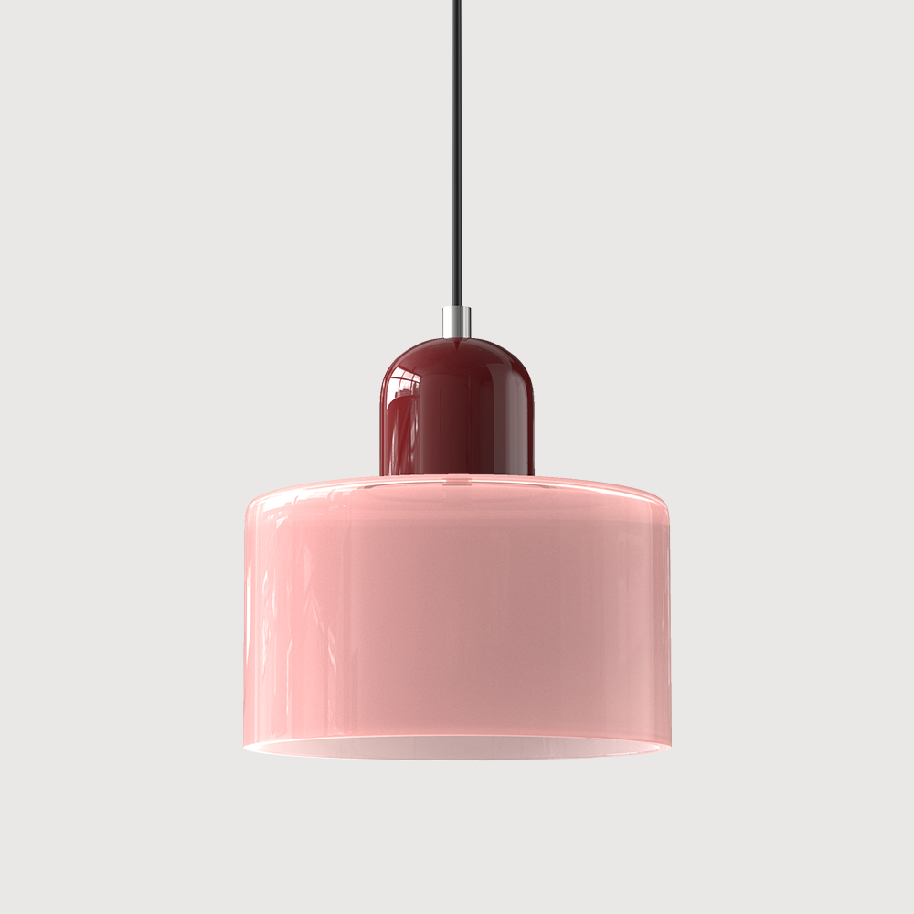 Creative Glass Pendant Light – Modern Bauhaus Design – E27 Socket – Adjustable Height