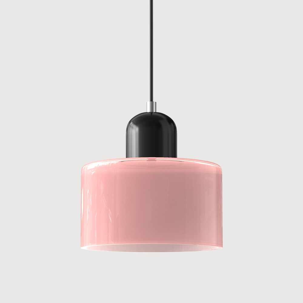 Creative Glass Pendant Light – Modern Bauhaus Design – E27 Socket – Adjustable Height
