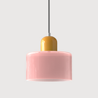 Creative Glass Pendant Light – Modern Bauhaus Design – E27 Socket – Adjustable Height
