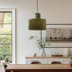 Creative Glass Pendant Light – Modern Bauhaus Design – E27 Socket – Adjustable Height