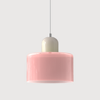 Creative Glass Pendant Light – Modern Bauhaus Design – E27 Socket – Adjustable Height