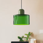 Creative Glass Pendant Light – Modern Bauhaus Design – E27 Socket – Adjustable Height