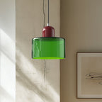 Creative Glass Pendant Light – Modern Bauhaus Design – E27 Socket – Adjustable Height
