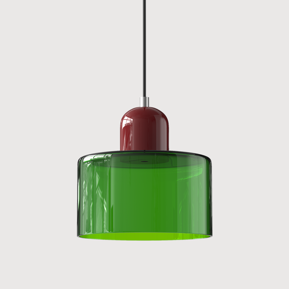 Creative Glass Pendant Light – Modern Bauhaus Design – E27 Socket – Adjustable Height