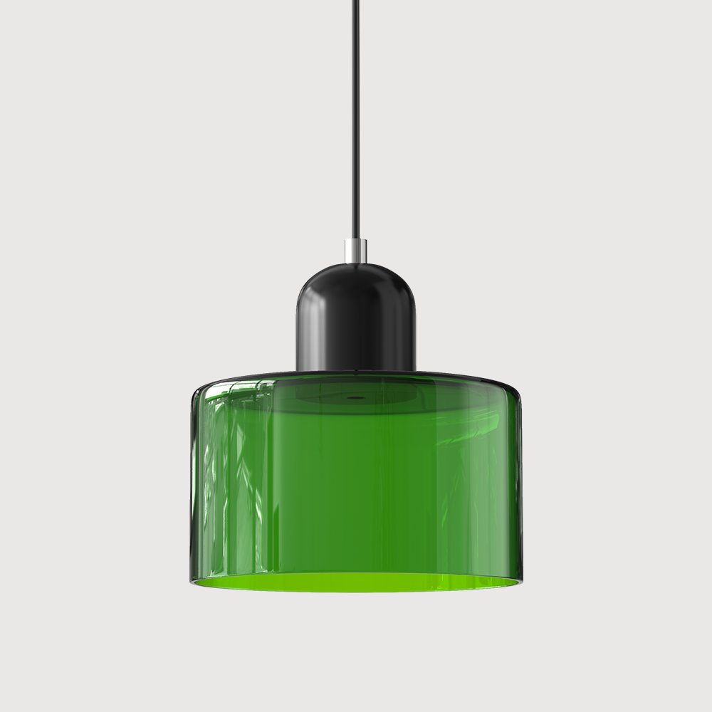 Creative Glass Pendant Light – Modern Bauhaus Design – E27 Socket – Adjustable Height