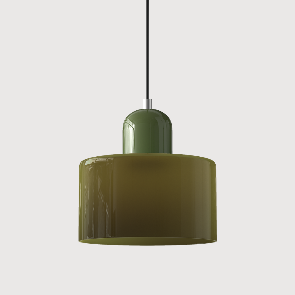 Creative Glass Pendant Light – Modern Bauhaus Design – E27 Socket – Adjustable Height