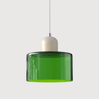 Creative Glass Pendant Light – Modern Bauhaus Design – E27 Socket – Adjustable Height