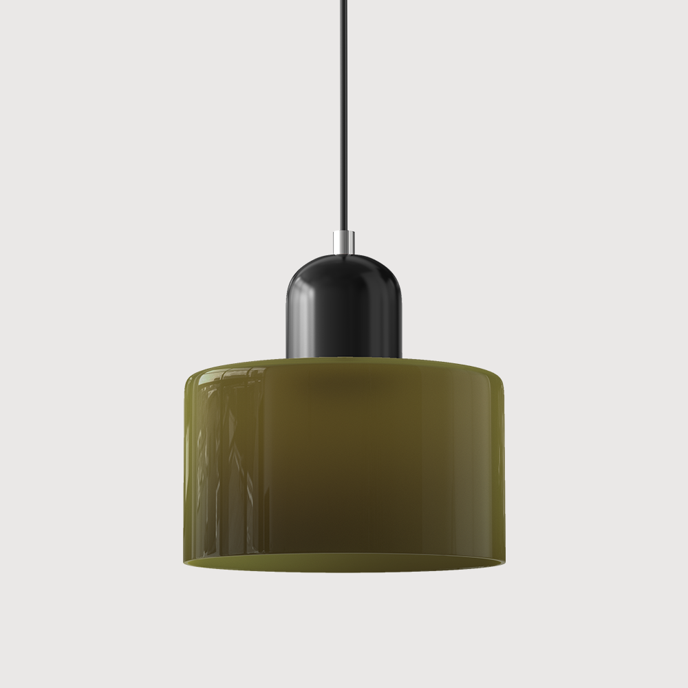Creative Glass Pendant Light – Modern Bauhaus Design – E27 Socket – Adjustable Height
