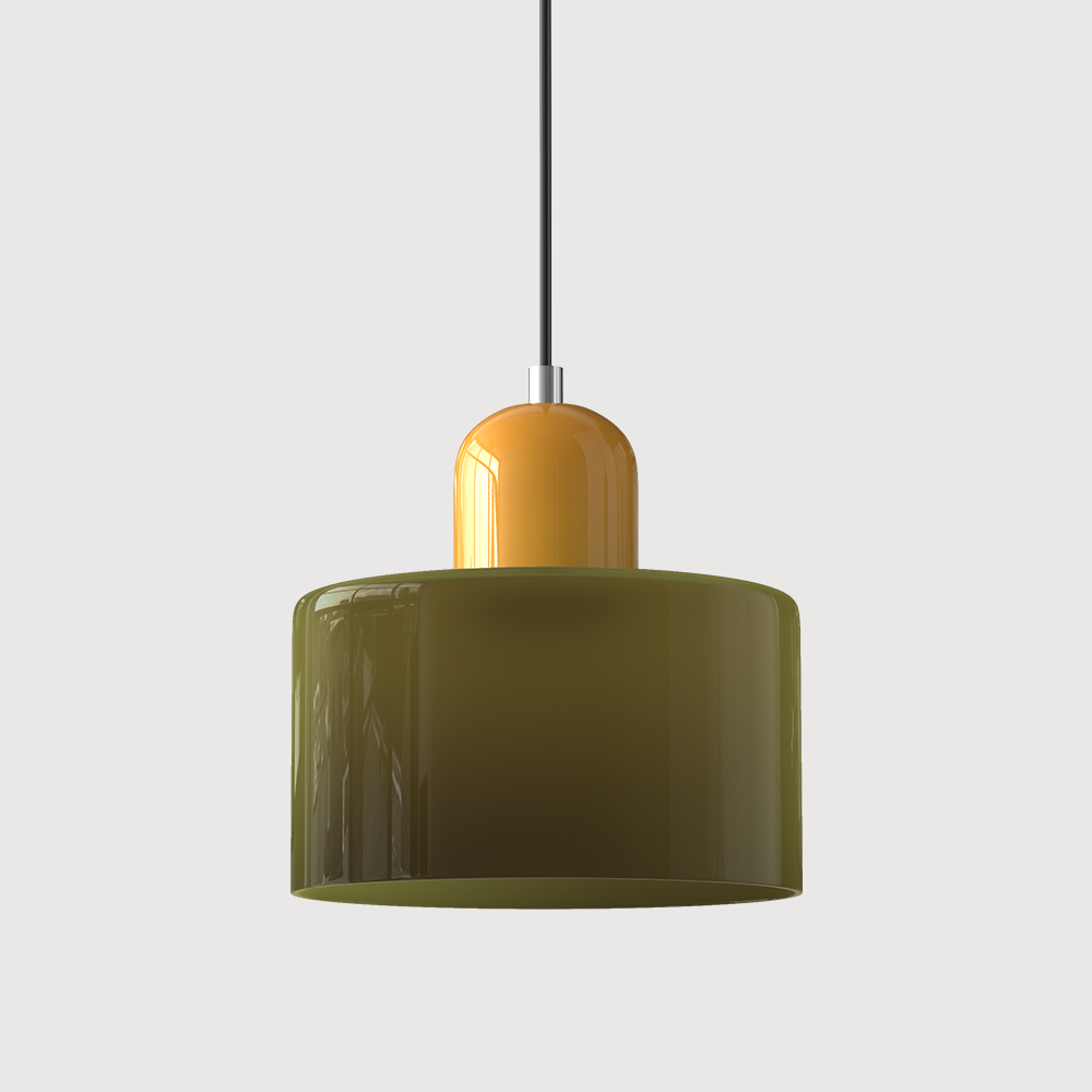Creative Glass Pendant Light – Modern Bauhaus Design – E27 Socket – Adjustable Height