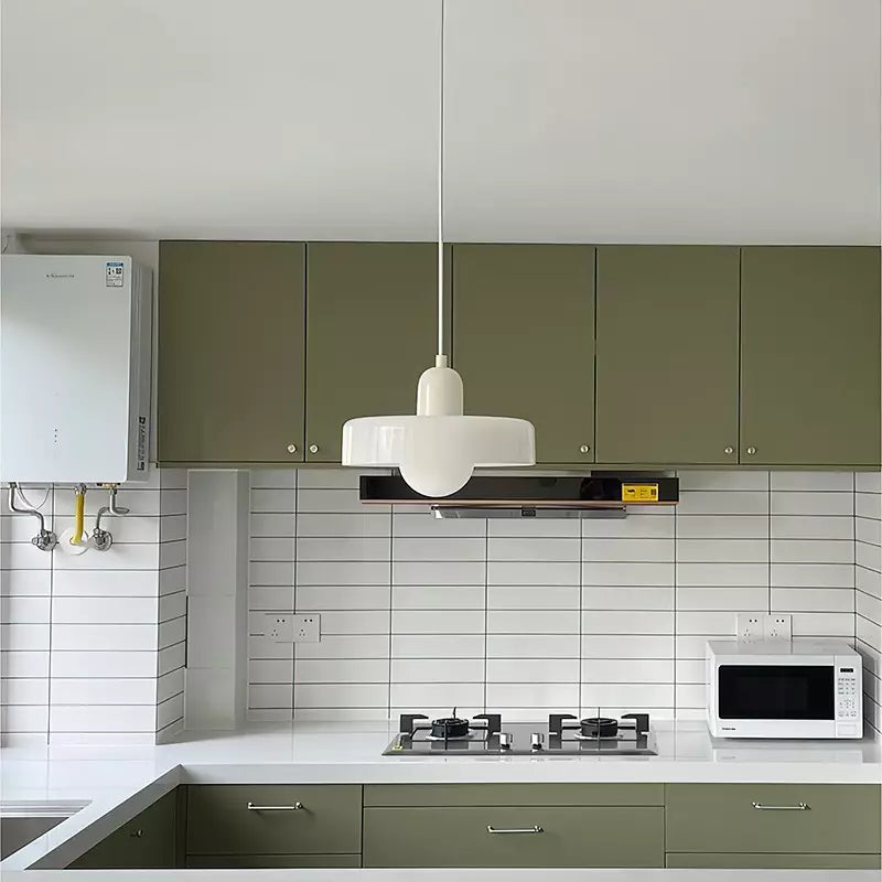 Colorful Bauhaus Pendant Light with Timeless Glass Design