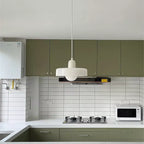 Colorful Bauhaus Pendant Light with Timeless Glass Design