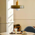 Colorful Bauhaus Pendant Light with Timeless Glass Design