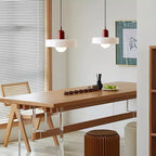 Colorful Bauhaus Pendant Light with Timeless Glass Design