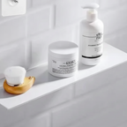 Floating Wall Shelf No Drill - Adhesive Bathroom Shelf