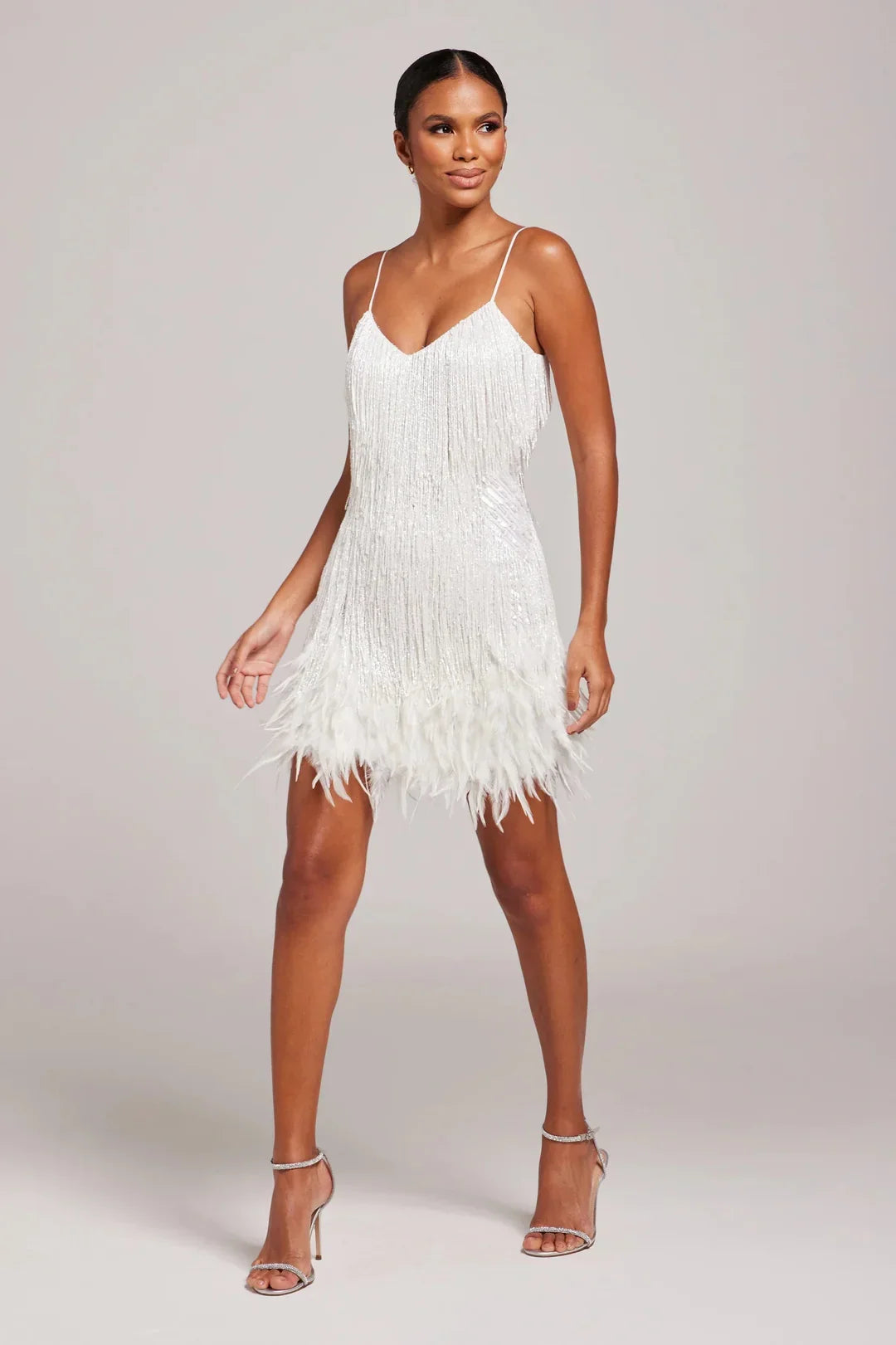 Women's Fringe Mini Dress - Cocktail Party Style