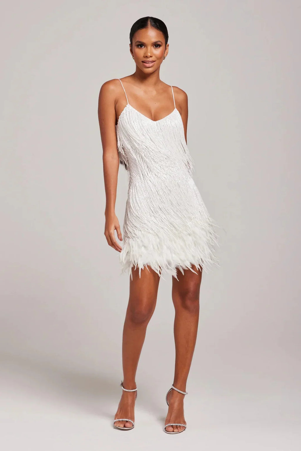 Women's Fringe Mini Dress - Cocktail Party Style