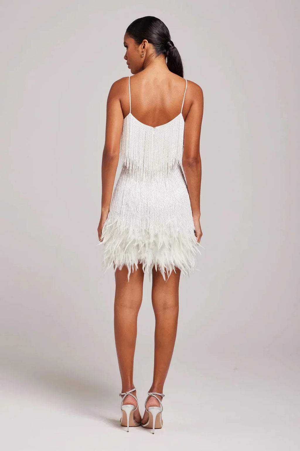 Women's Fringe Mini Dress - Cocktail Party Style