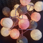Cotton Light Ball Garland – Create Atmosphere and Warmth in Any Space