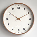 Silent Wooden Wall Clock with Quartz Movement Ø25/Ø30 cm