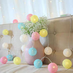 Cotton Light Ball Garland – Create Atmosphere and Warmth in Any Space
