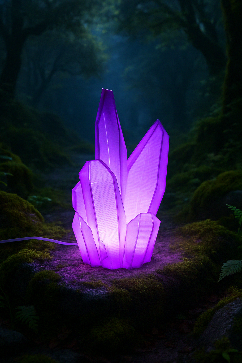 Crystal LED Lamp - Premium Quality