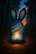 Rabbit Easter LED Lamp – Premium Quality