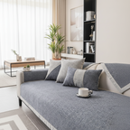 NATURWEFT – Non-Slip Cotton and Linen Sofa Cover for All Seasons